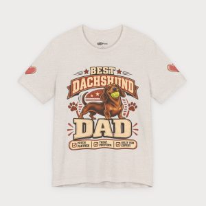 Best Dachshund Dad T-Shirt — Funny Dog Dad Tee for Father’s Day & Pet Lovers